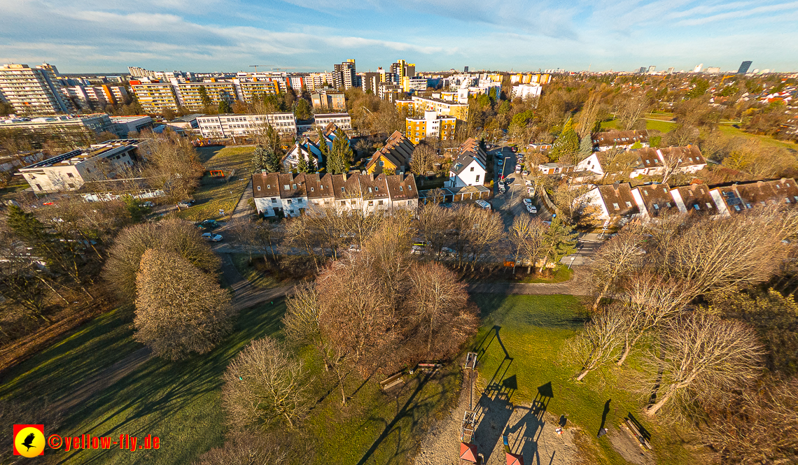 16.01.2023 - Luftbilder vom Marx-Zentrum und Gartenstadt Trudering